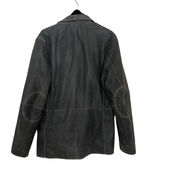 Leather and Cashmere Men’s Missani 2X coat - Picture 4 of 12